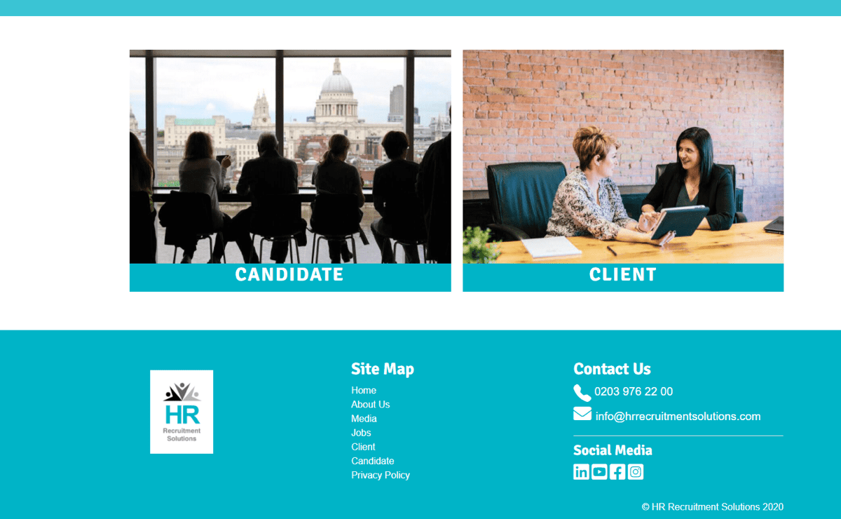 image of the footer